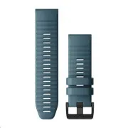 Garmin remienok pre fenix6X - QuickFit 26, silikónový, modrý, čierna pracka
