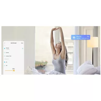 TP-Link Tapo L510E múdra WiFi stmievateľná LED žiarovka (biela, 2700K, 806lm, 2, 4GHz, E27)