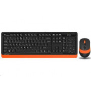 A4tech FG1010 FSTYLER set bezdr. klávesnica + myši, oranžová farba