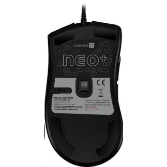 CONNECT IT NEO+ profesionálna optická herná myš so softvérom, čierna