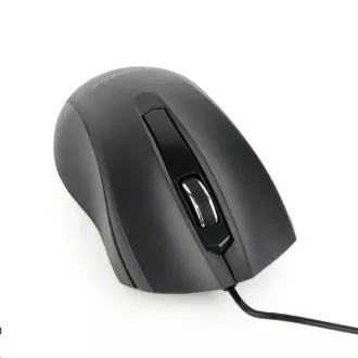 GEMBIRD myš MUS-3B-01, drôtová, optická, 1000 dpi, USB, čierna