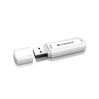 TRANSCEND Flash Disk 128GB JetFlash®730, USB 3.1 (R:80/W:25 MB/s) biely