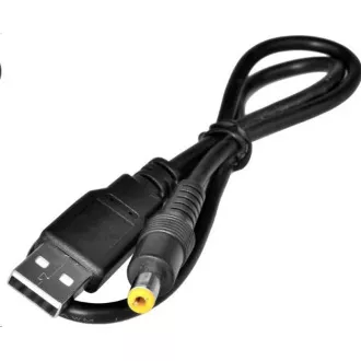 Virtuos napájacia redukcia USB -> jack 5.5/2.1, 5V, 0, 5 m