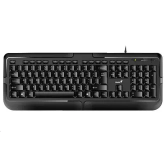 GENIUS klávesnica KB-118, drôtová, PS/2, CZ+SK layout, čierna
