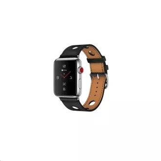 COTEetCI kožený remienok pre Apple Watch 38/40mm čierna