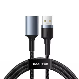Baseus Cafule nabíjací / dátový kábel USB3.0 samec na USB3.0 samica 2A 1m, šedá