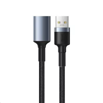 Baseus Cafule nabíjací / dátový kábel USB3.0 samec na USB3.0 samica 2A 1m, šedá