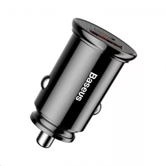 Baseus Circular Plastic nabíjačka do auta 30W (PD3.0, QC4.0+ SCP AFC) čierna