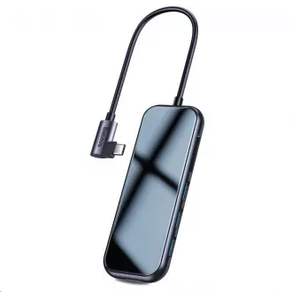 Baseus multifunkčný HUB USB-C (3* USB 3.0, 4KHDMI, SD, TF čítačka, USB-C PD), sivá