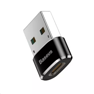 Baseus adaptér USB samec na USB-C samica 3A, OTG, čierna