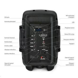LAMAX PartyBoomBox300 - prenosný reproduktor