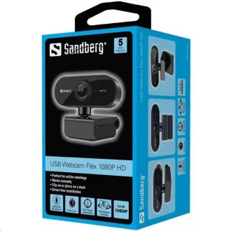 Sandberg USB kamera Webcam Flex 1080p HD Sandberg USB kamera Webcam Flex 1080p HD