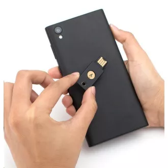 YubiKey 5 NFC - USB-A, kľúč/token s viacfaktorovou autentizáciou (NFC, MIFARE), podpora OpenPGP a Smart Card (2FA)