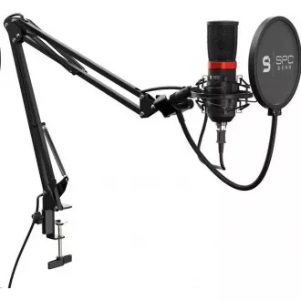 SPC Gear mikrofón SM950 Streaming microphone / USB / polohovateľné rameno / mute tlačidlo / pop filter SPC Gear mikrofón SM950 Streaming microphone / USB / polohovateľné rameno / mute tlačidlo / pop filter