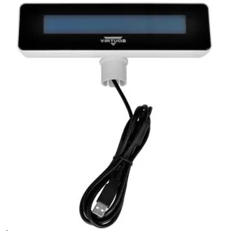 Virtuos zákaznícky displej Virtuos FL-2025MB 2x20, USB, biely