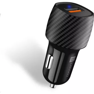 CONNECT IT InCarz QUICK CHARGE 3.0 nabíjačka do auta, 1x USB-A, 3 A, carbon