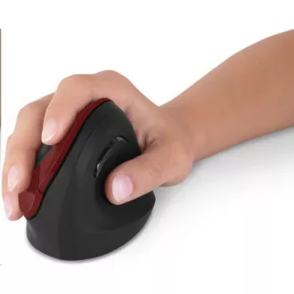 CONNECT IT FOR HEALTH ergonomická vertikálna myš, (+ 1x AA batéria zadarmo), bezdrôtová, červená CONNECT IT FOR HEALTH ergonomická vertikálna myš, (+ 1x AA batéria zadarmo), bezdrôtová, červená