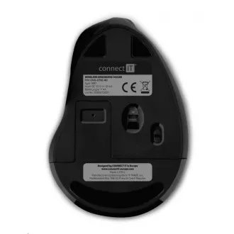 CONNECT IT FOR HEALTH ergonomická vertikálna myš, (+ 1x AA batéria zadarmo), bezdrôtová, červená CONNECT IT FOR HEALTH ergonomická vertikálna myš, (+ 1x AA batéria zadarmo), bezdrôtová, červená
