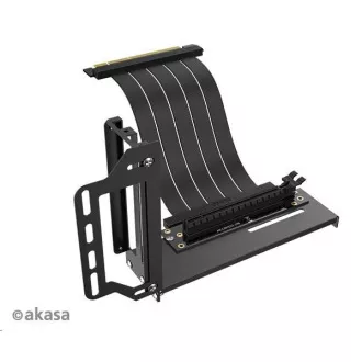 AKASA RISER BLACK PRO, Vertical GPU Holder + Premium PCIe 3.0 Riser cable AKASA RISER BLACK PRO, Vertical GPU Holder + Premium PCIe 3.0 Riser cable
