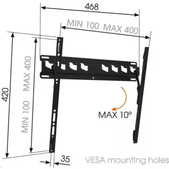 Vogel's MA3010 - TV držiak s náklonom M