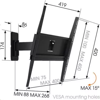 Vogel's MA3030 - TV rameno 2 kĺby M
