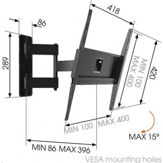 Vogel's MA3040 - TV rameno 3 kĺby S
