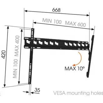 Vogel's MA4010 - TV držiak s náklonom L