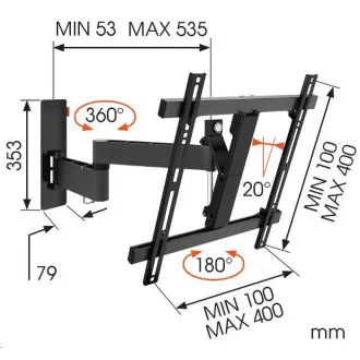 Vogel's W53070 - TV rameno 3 kĺby M