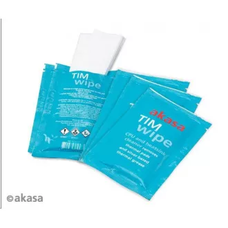 AKASA čistiace obrúsky AK-TCW-03, set 5 obrúskov + 1x 5g AK-455, vhlčené, citrus, na čistenie procesorov, graf. kariet AKASA čistiace obrúsky AK-TCW-03, set 5 obrúskov + 1x 5g AK-455, vhlčené, citrus, na čistenie procesorov, graf. kariet
