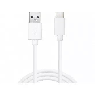 Sandberg dátový kábel USB-A -> USB-C 3.0, dĺžka 1 m, biela