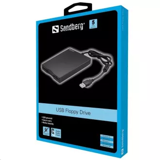 Sandberg externá USB disketová mechanika 3.5" Sandberg externá USB disketová mechanika 3.5"