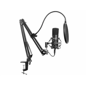 Sandberg mikrofónna zostava pre streamovanie, USB, čierna