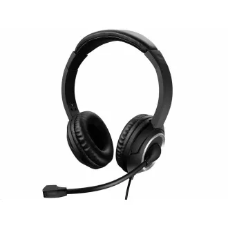 Sandberg náhlavná súprava Chat s mikrofónom, USB, stereo, čierna Sandberg náhlavná súprava Chat s mikrofónom, USB, stereo, čierna