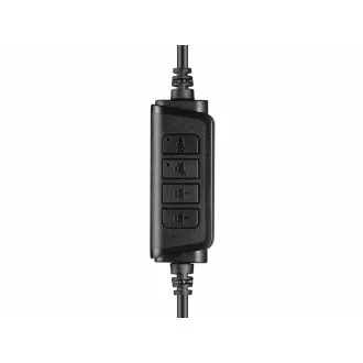 Sandberg náhlavná súprava Chat s mikrofónom, USB, stereo, čierna Sandberg náhlavná súprava Chat s mikrofónom, USB, stereo, čierna