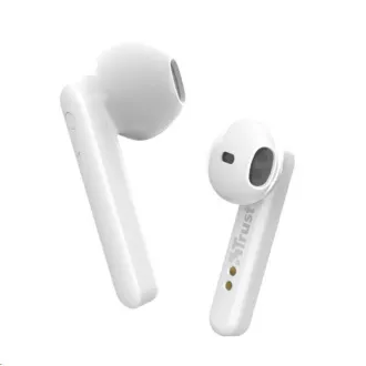 TRUST slúchadlá Primo Touch Bluetooth Wireless Earphones - white TRUST slúchadlá Primo Touch Bluetooth Wireless Earphones - white