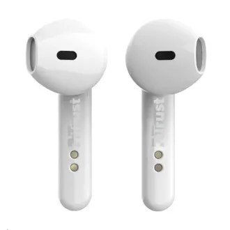 TRUST slúchadlá Primo Touch Bluetooth Wireless Earphones - white TRUST slúchadlá Primo Touch Bluetooth Wireless Earphones - white