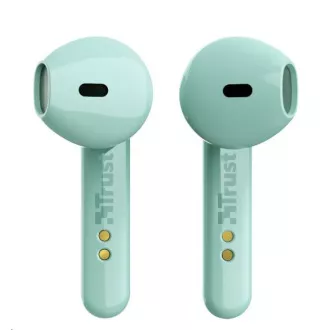 TRUST slúchadlá Primo Touch Bluetooth Wireless Earphones - mint TRUST slúchadlá Primo Touch Bluetooth Wireless Earphones - mint