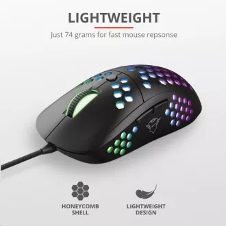 TRUST herná myš GXT 960 Graphin Ultra-lightweight Gaming Mouse TRUST herná myš GXT 960 Graphin Ultra-lightweight Gaming Mouse
