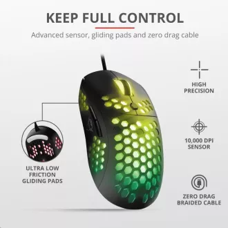TRUST herná myš GXT 960 Graphin Ultra-lightweight Gaming Mouse TRUST herná myš GXT 960 Graphin Ultra-lightweight Gaming Mouse