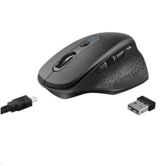 TRUST bezdrôtová Myš Ozaa Rechargeable Wireless Mouse - black