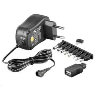 Goobay Univerzálny napájací adaptér 230V/3-12V jednosmerný 600mA