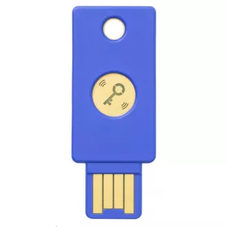 Security Key NFC - USB-A, podporujúci viacfaktorovú autentizáciu (NFC, MIFARE), podpora FIDO U2F, vodeodolný