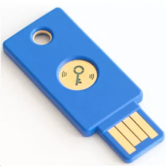 Security Key NFC - USB-A, podporujúci viacfaktorovú autentizáciu (NFC, MIFARE), podpora FIDO U2F, vodeodolný