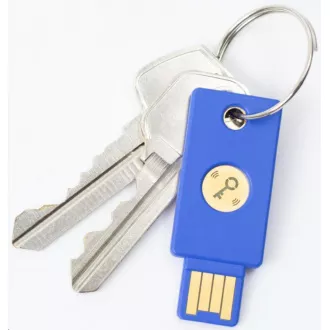 Security Key NFC - USB-A, podporujúci viacfaktorovú autentizáciu (NFC, MIFARE), podpora FIDO U2F, vodeodolný