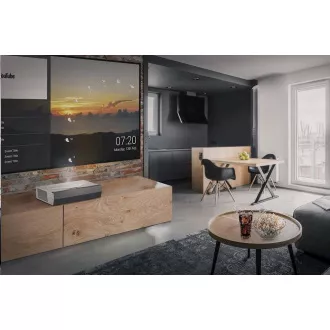 Optoma Laser projection TV CinemaX P2 (DLP, LASER, FULL 3D, UHD, 3000 ANSI, HDMI, RJ45, 2x10W speaker)
