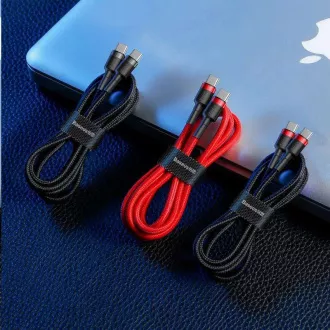 Baseus Cafule Series nabíjací / dátový kábel USB-C na USB-C PD2.0 60W Flash 2m, šedá-čierna Baseus Cafule Series nabíjací / dátový kábel USB-C na USB-C PD2.0 60W Flash 2m, šedá-čierna
