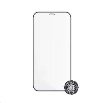 Screenshield ochrana displeja Tempered Glass pre APPLE iPhone 12 6.1", (full cover), čierna Screenshield ochrana displeja Tempered Glass pre APPLE iPhone 12 6.1", (full cover), čierna