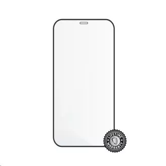 Screenshield ochrana displeja Tempered Glass pre APPLE iPhone 12 Pro 6.1", (full cover), čierna