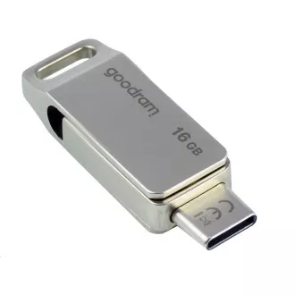 GOODRAM Flash Disk 16GB ODA3, USB 3.2, strieborná