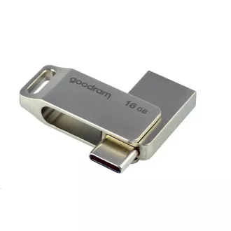 GOODRAM Flash Disk 16GB ODA3, USB 3.2, strieborná